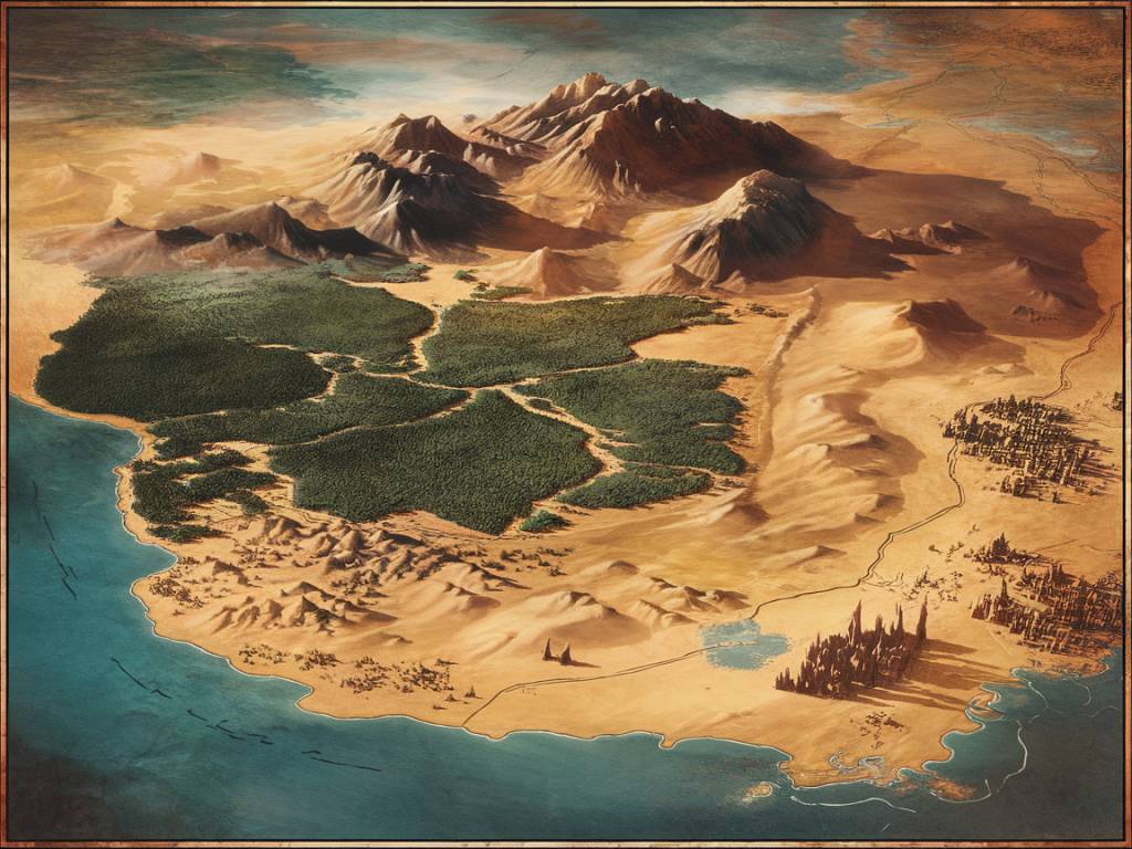 Voyage au cœur des cartes illustrées dans les sagas fantasy