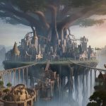 Les cités flottantes en fantasy : entre merveilles architecturales et royaumes oubliés