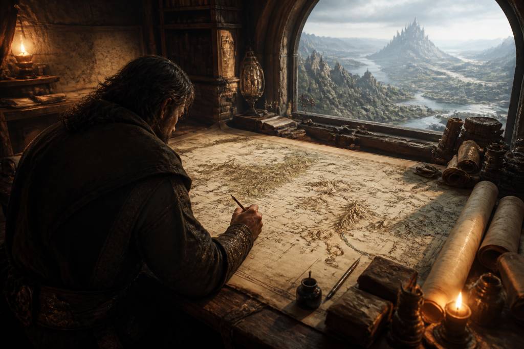 Les cartographes de la fantasy : auteurs, atlas imaginaires et construction des mondes inoubliables